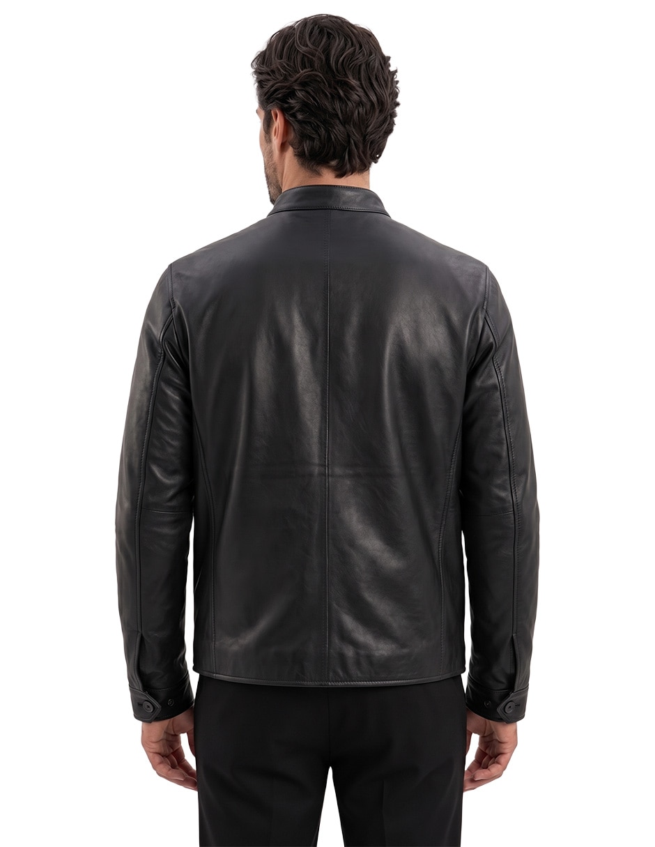 Chamarra casual con bolsillos para hombre 3